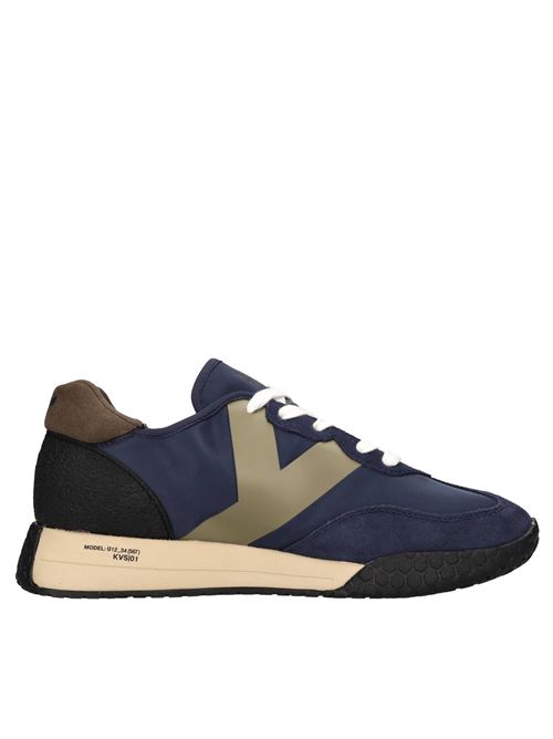 Sneakers in suede and fabric KEH NOO | S00KM9718BLU-VERDE